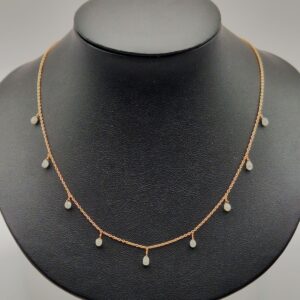 Collier Diamanti "Grey" in oro rosa