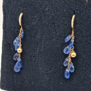 Orecchini "Gocce di Cianite"
