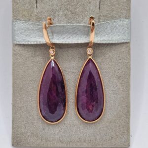 Orecchini "rubellite"
