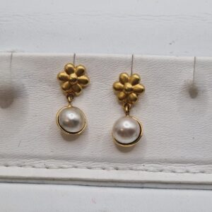 Orecchini "fiore e perla"