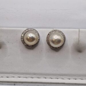 Orecchini "perle e diamanti"