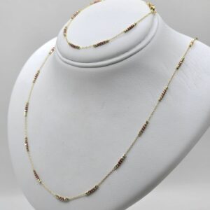 Parure collana e bracciale