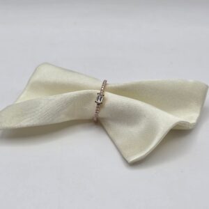 Anello “diamante baguette”